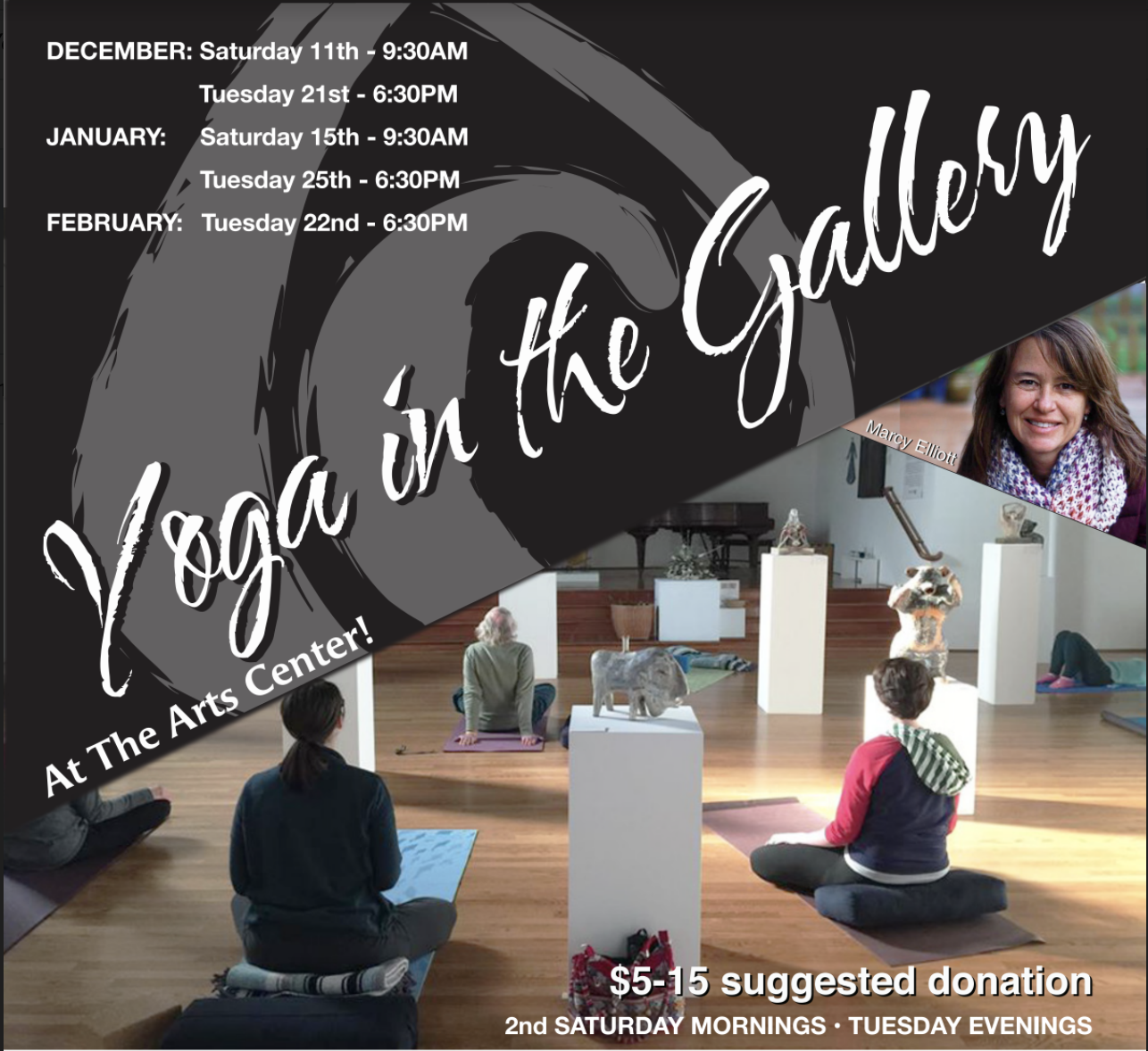 Yoga in the Gallery Poster