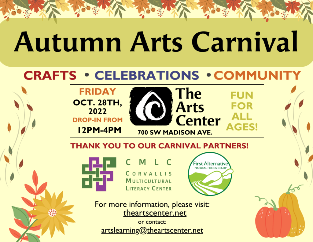Autumn Arts Carnival Graphic