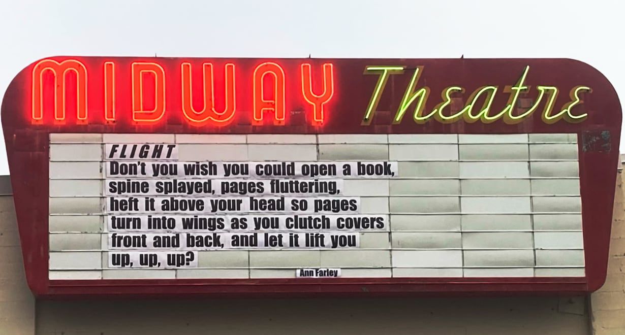 Corvallis Poetry Marquee